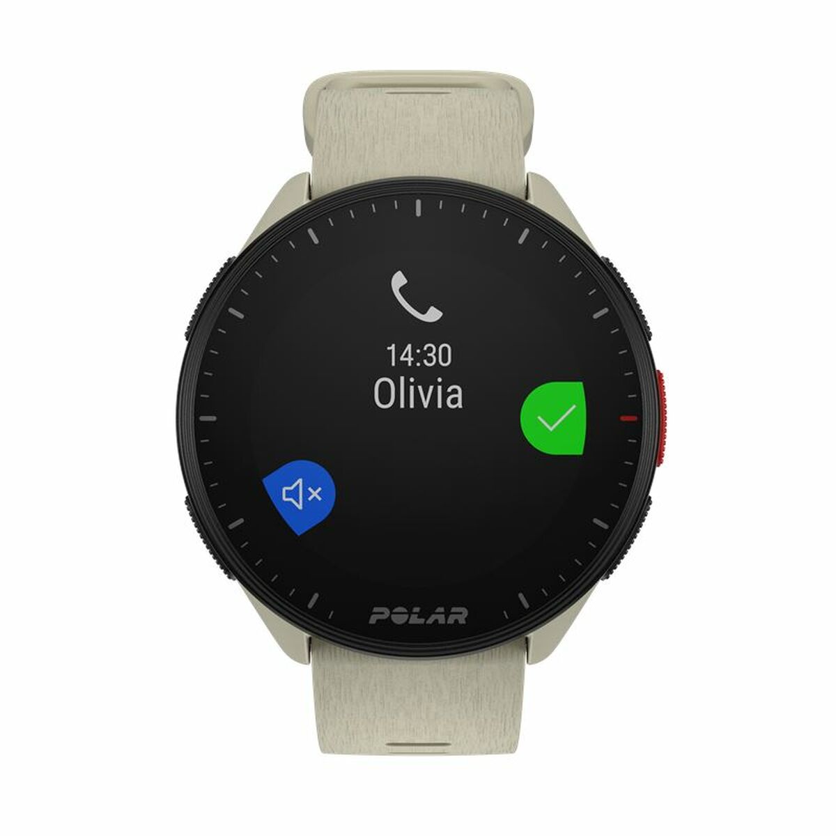Karóra Sport Polar Fehér 1,2"